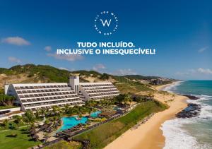 an image of a hotel overlooking the ocean and the beach at Wish Natal in Natal