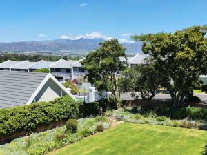 an aerial view of a house with a garden at Pearl Vista in Somerset West