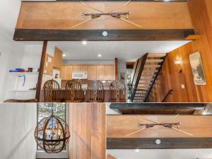a collage of photos of a kitchen and a house at Corwin's Quarters in Kings Beach