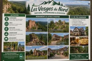 a collage of pictures of castles and villages at le petit cosy terrasse et spa in Petersbach