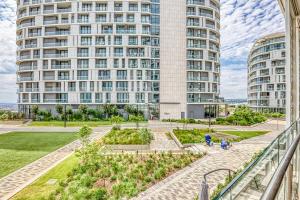 a view of a large building from a balcony at Caica Executives at Ellipse 4103 in Midrand