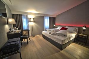 Posteľ alebo postele v izbe v ubytovaní Locanda al Vescovo & SPA