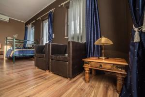 Postel nebo postele na pokoji v ubytování Villa Lugano