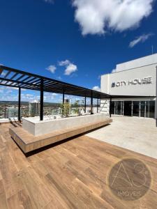 a view of a building with a sky house at City House 204 in Barreiras
