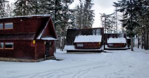 Camping Pod Krokwią v zimě