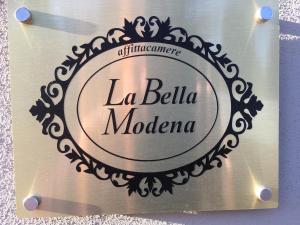 Certifikát, hodnocení, plakát nebo jiný dokument vystavený v ubytování La Bella Modena