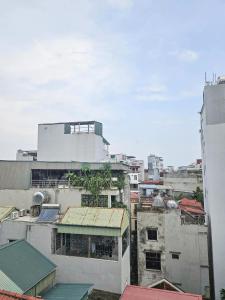 an overhead view of a city with buildings at Lakenest 06 - Quiet Place in Hanoi