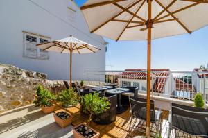 Balkón alebo terasa v ubytovaní Apartments Villa Ankora