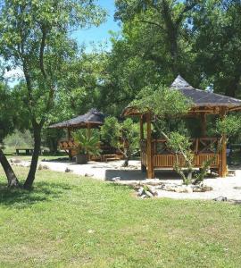 Zahrada ubytování camping le Fief d'Anduze