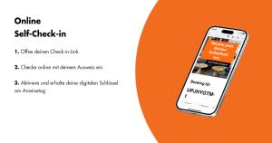 a screenshot of a cell phone with a screenshot at Stay KooooK Bern City - Online Check In in Bern