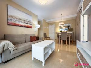 a living room with a couch and a table at El Privilegio in Cabanes +47 photos