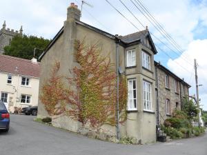 an ivycovered building with a building at Scenery Cottage in Bridford
