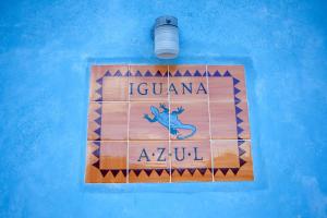 Hostel Iguana Azul tesisinde sergilenen bir sertifika, ödül, işaret veya başka bir belge