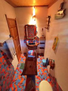 a childs room with a lego room with a table at Pousada Kite Guajiru in Itarema