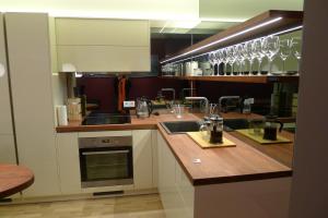A kitchen or kitchenette at Liiva Seaside Apartment