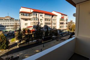 a view from the balcony of a building at Old Town Luxury 1 in Târgovişte