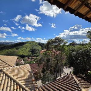 a view from the roof of a house at Pousada Cantinho das Fadas in Conceição da Ibitipoca