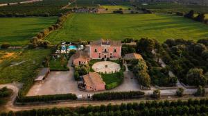 an aerial view of an estate with a large house at Hotel Lady Lusya in Syracuse +32 photos