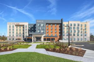 a rendering of the front of a building at Hampton Inn By Hilton Richmond Chester, VA in Chester