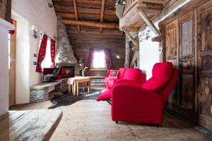 O zonă de relaxare la Chalet Charm