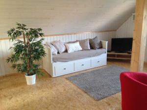 Posezení v ubytování Apartments im Schwedenstil