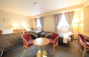 Postel nebo postele na pokoji v ubytování Hotel Morschein