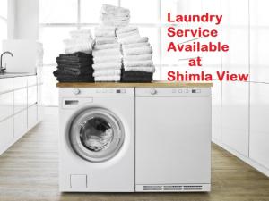 a laundry service available at shinima view in a kitchen at Shimla View Home in Shimla