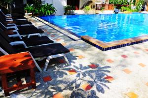 Bazén v ubytování Alina Grande Hotel & Resort nebo v jeho okolí