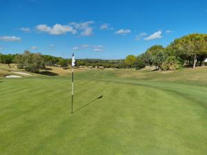 a golf course with a flag on the green at Flamenca Village Resort apt 455 in Orihuela Costa