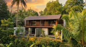a house in the middle of a forest at SHIBUMI - Private Pool & Spa Boutique Villa in Ubud