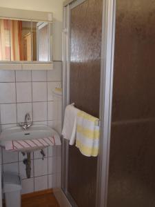 Koupelna v ubytování Bauernhof Waira