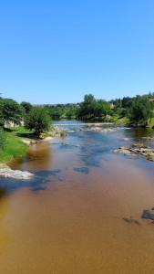 a view of a river with trees in the background at Casa brisas del rey in San Antonio de Arredondo