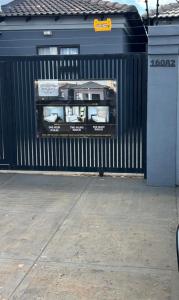a black building with food inside of it at Masakwe BNB in Soweto