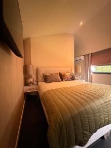 a bedroom with a bed and a window at B & B De Allee in Almelo +11 photos