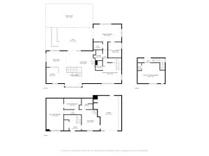 a floor plan of a house at The Crag On the Acadia National Park Border - Deck, Fire Pit, Steps to Trails in Otter Creek