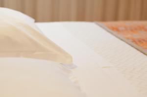 Uma cama ou camas num quarto em Hotel Berne