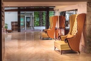 Posezení v ubytování Samanvay Boutique Hotel