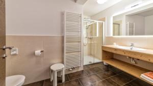 Koupelna v ubytování Hotel Moritz