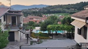 a view from the balcony of a house at Cilento My Home in Albanella