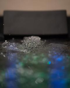 a close up of a counter with water on it at ART&SPA Koblenz in Koblenz
