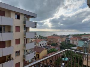 a view from the balcony of a building at DaSimo in Lido di Fermo