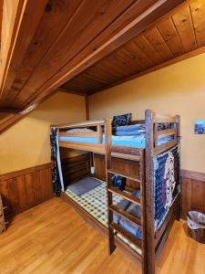 a group of bunk beds in a room at 버킷 제주 - Bucket Jeju in Seogwipo +137 photos