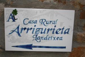Certifikát, hodnocení, plakát nebo jiný dokument vystavený v ubytování Casa Rural Ecológica Arrizurieta