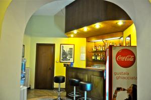 Lounge nebo bar v ubytování Hotel Vecchia Milano