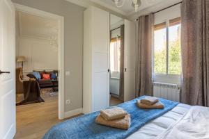 Letto o letti in una camera di Moreryadom