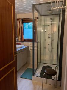Koupelna v ubytování Chalet Siesta 3 chambres avec visite virtuelle disponible à la demande