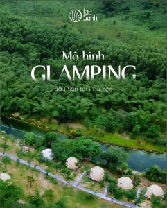 an image of a sign that says munk clump camping at Lạc Sanh Onsen Resort in Tuy Hoa