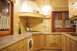 Kuchyň nebo kuchyňský kout v ubytování Chalet Pokljuka + 7 fotografií