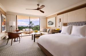 Postel nebo postele na pokoji v ubytování Four Seasons Resort Maui at Wailea + 37 fotografií