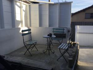 Balkón nebo terasa v ubytování Guesthouse SHELL